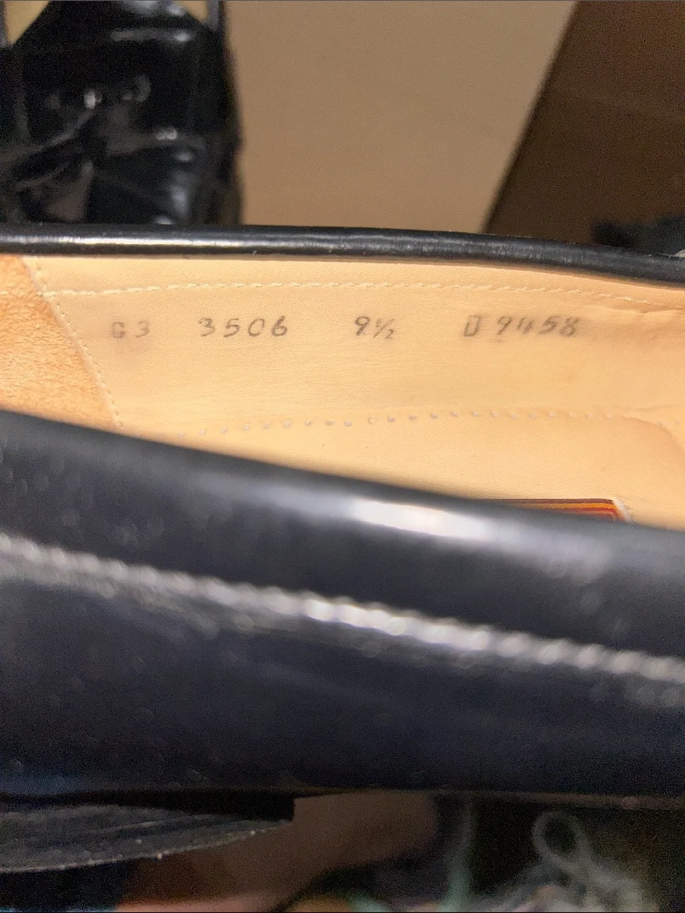 Cole Haan Black Leather Tassel Moccasin Loafers
